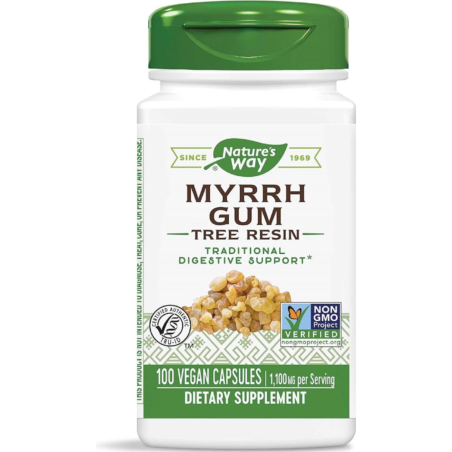 Nature'S Way Myrrh Gum Tree Resin, Traditional Digestive Support*, 1,100Mg per Serving, 100 Capsules