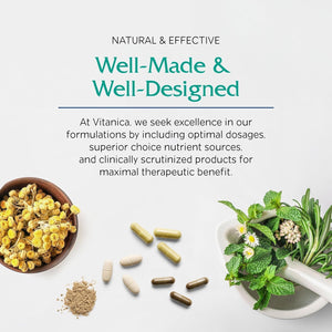 Vitanica Mindblend, Brain Support, Vegan, 60 Capsules