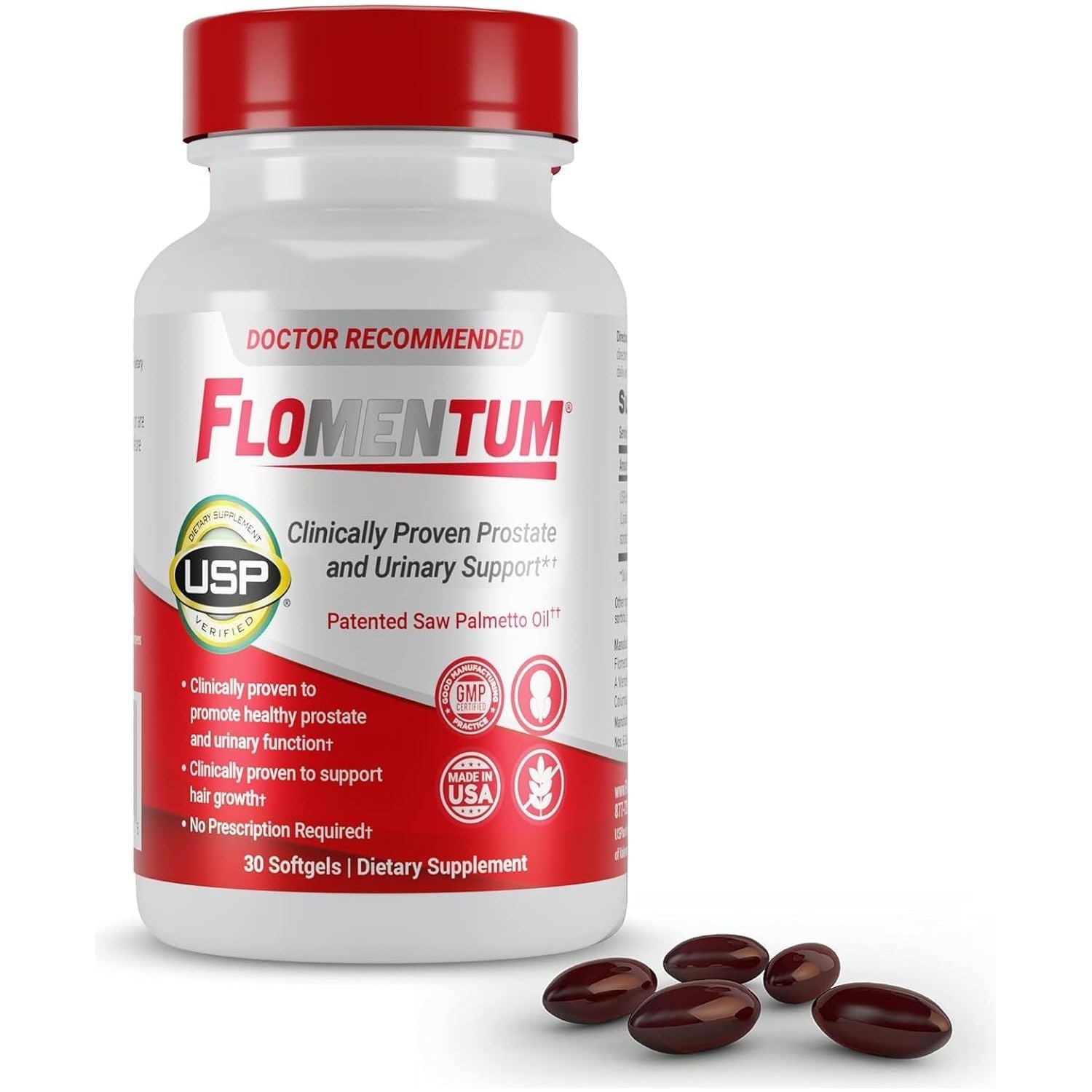 Flomentum® Saw Palmetto for Men Prostate Supplement | Healthy Urinary Flow & Urinary Function - 320Mg (30 Count)