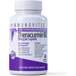 Theracurmin BID 300Mg W/Ginger & Bioperine (60Ct Bottle)