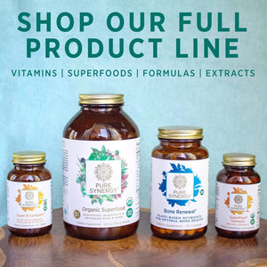 PURE SYNERGY Blue-Green Algae Capsules | Supports Energy, Mental Clarity, and Detoxification (90 Capsules)