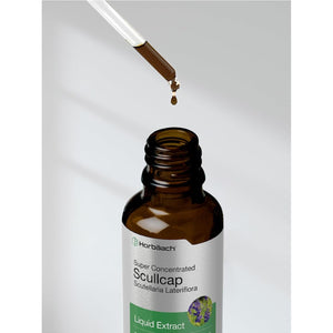 Horbäach Scullcap Herb Liquid Extract | 2 Fl Oz Tincture