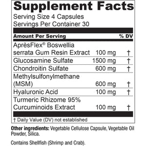 Live Conscious Glucosamine Chondroitin with MSM, Hyaluronic Acid, and More - Movewell Joint Health Supplement