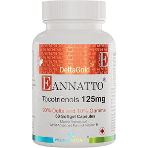 Eannatto Tocotrienols Vitamin E Supplements (125MG 60 Softgels) - Suppviv
