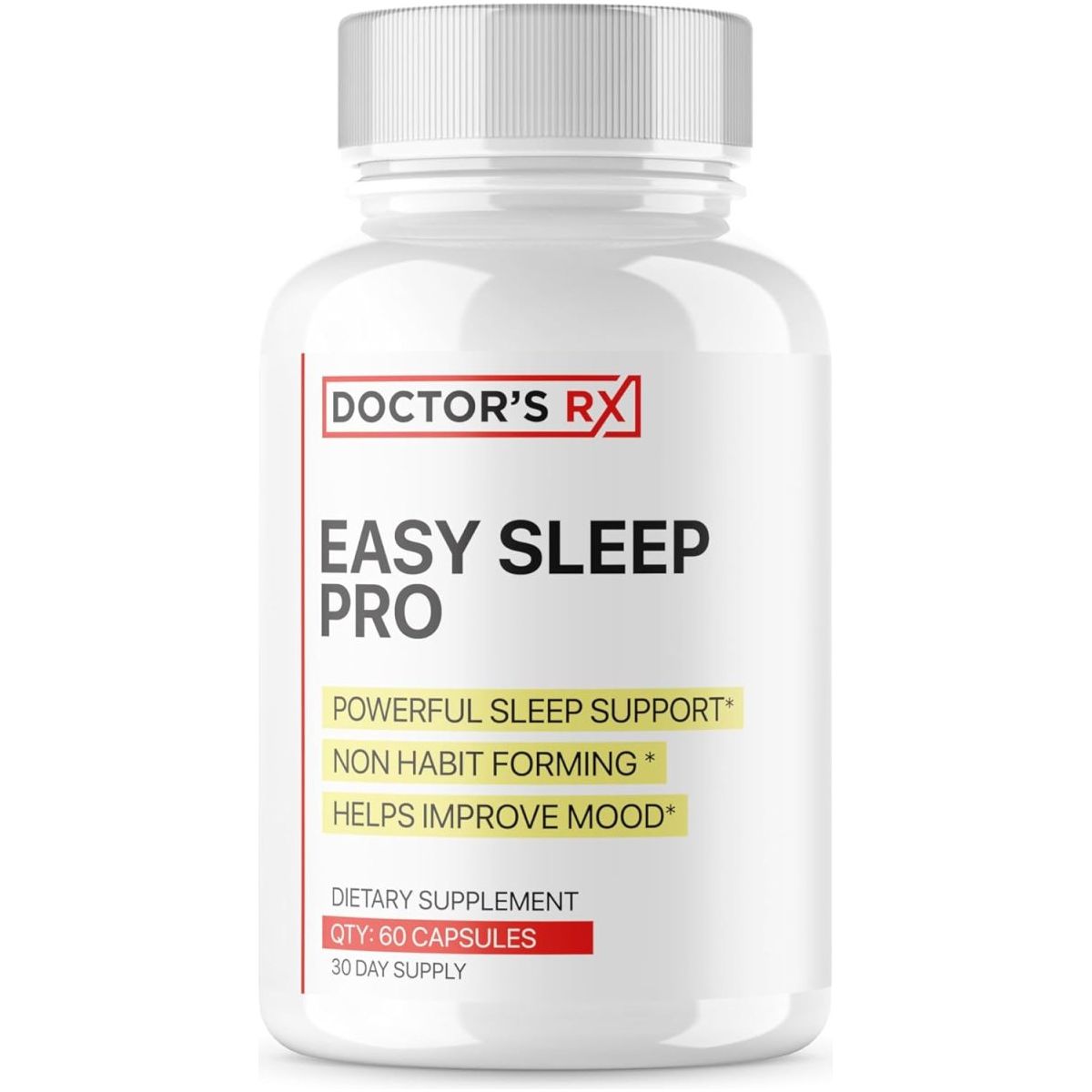 Easy Sleep Pro - Natural Sleep Aid for Adults 60 Capsules - Suppviv