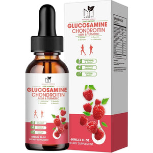 Glucosamine Chondroitin MSM Liquid Drops Antioxidant Support for Back,Knee,Hands-Joint Support