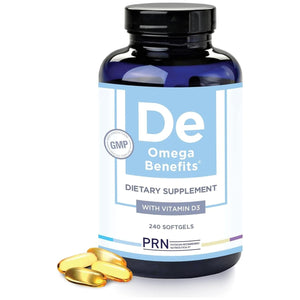PRN DE Omega Benefits - Support for Eye Dryness - 2240Mg EPA & DHA in the Triglyceride Form | 2 Month Supply
