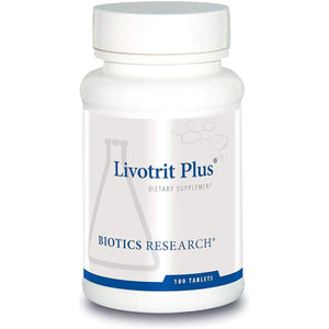 Biotics Research Livotrit plus Liver Cleanse and Detox Support Supplement 180 Tablets.