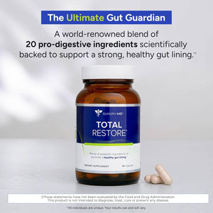 Gundry MD Total Restore Gut Lining Support, Digestive Supplement for Gastrointestinal Wellness 90 Capsules