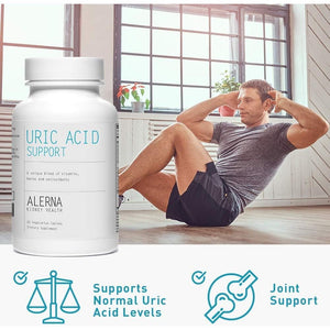 Uric Acid Support - Tart Cherry, Celery Extract, Turmeric, Quercetin - Support Normal Kidney Function - 60 Vegetarian Tablets