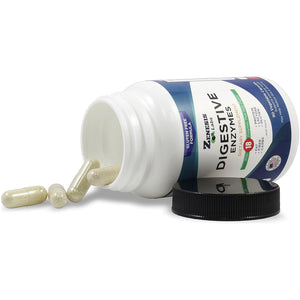 Zenesis Labs Digestive Enzymes - with Amylase, Bromelain, Protease, Lipase, & 14 Other Enzymes - 90 Capsules