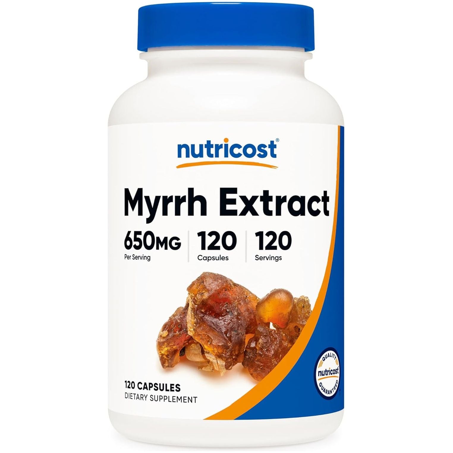 Nutricost Myrrh Extract Capsules 650 MG, 120 Capsules - Gluten Free, Vegetarian, Non-Gmo