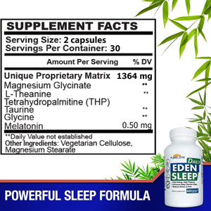 Eden Daily Sleep – Promote Deep and Restful Sleep 60 Capsules - Suppviv