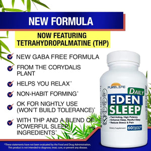 Eden Daily Sleep – Promote Deep and Restful Sleep 60 Capsules - Suppviv
