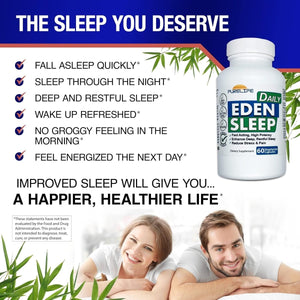 Eden Daily Sleep – Promote Deep and Restful Sleep 60 Capsules - Suppviv