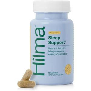 Hilma Sleep Aid for Adults with Magnesium & L-Theanine 50 Vegan Capsules