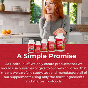 Health plus Super Colon Cleanse - Natural Detox, Digestive Constipation Relief - 12 Oz Powder, 68 Servings