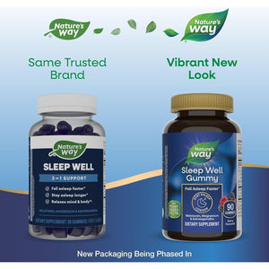 Nature’S Way Sleep Well Gummies for Adults with Melatonin Ashwagandha and Magnesium