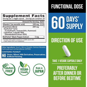 LABO Nutrition Uricrestore - Uric Acid Cleanse & Support, Joint Discomfort Relief, 2 Months Supply