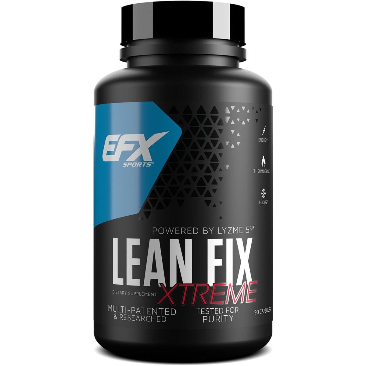 EFX Sports Lean Fix Xtreme - Weight Loss Supplement & Fat Burning Formula 90 Capsules - Suppviv