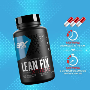 EFX Sports Lean Fix Xtreme - Weight Loss Supplement & Fat Burning Formula 90 Capsules - Suppviv