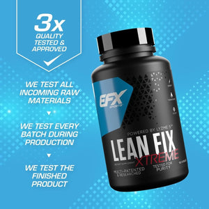 EFX Sports Lean Fix Xtreme - Weight Loss Supplement & Fat Burning Formula 90 Capsules - Suppviv