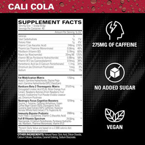 EHP Labs Oxyshred Hardcore Super Dosed Pre Workout Powder 275Mg of Caffeine 40 Servings - Suppviv