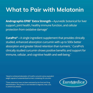 Euromedica Melatonin 10Mg - Supports Rest, Immune Function & Cellular Health 60 Tablets - Suppviv