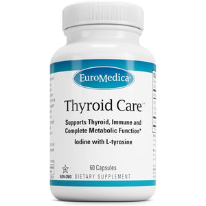 Euromedica Thyroid Care - Immune Health & Energy Support Formula 60 Ct 1 PACK - Suppviv