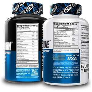 EVL Weight Loss Support Stack - Trans4Orm Thermogenic Fat Burner Support Pills - Suppviv