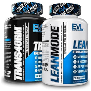 EVL Weight Loss Support Stack - Trans4Orm Thermogenic Fat Burner Support Pills - Suppviv
