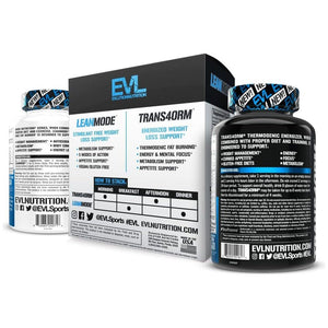 EVL Weight Loss Support Stack - Trans4Orm Thermogenic Fat Burner Support Pills - Suppviv