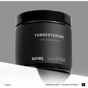 Turkesterone Supplement for Men - Ultra High Potency 50:1 Extract with 20% Turkesterone - 60 Capsules
