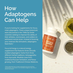 Dr Amen Brainmd Focus & Energy - Mental Endurance Booster, Promotes Concentration & Attention - 30 Servings