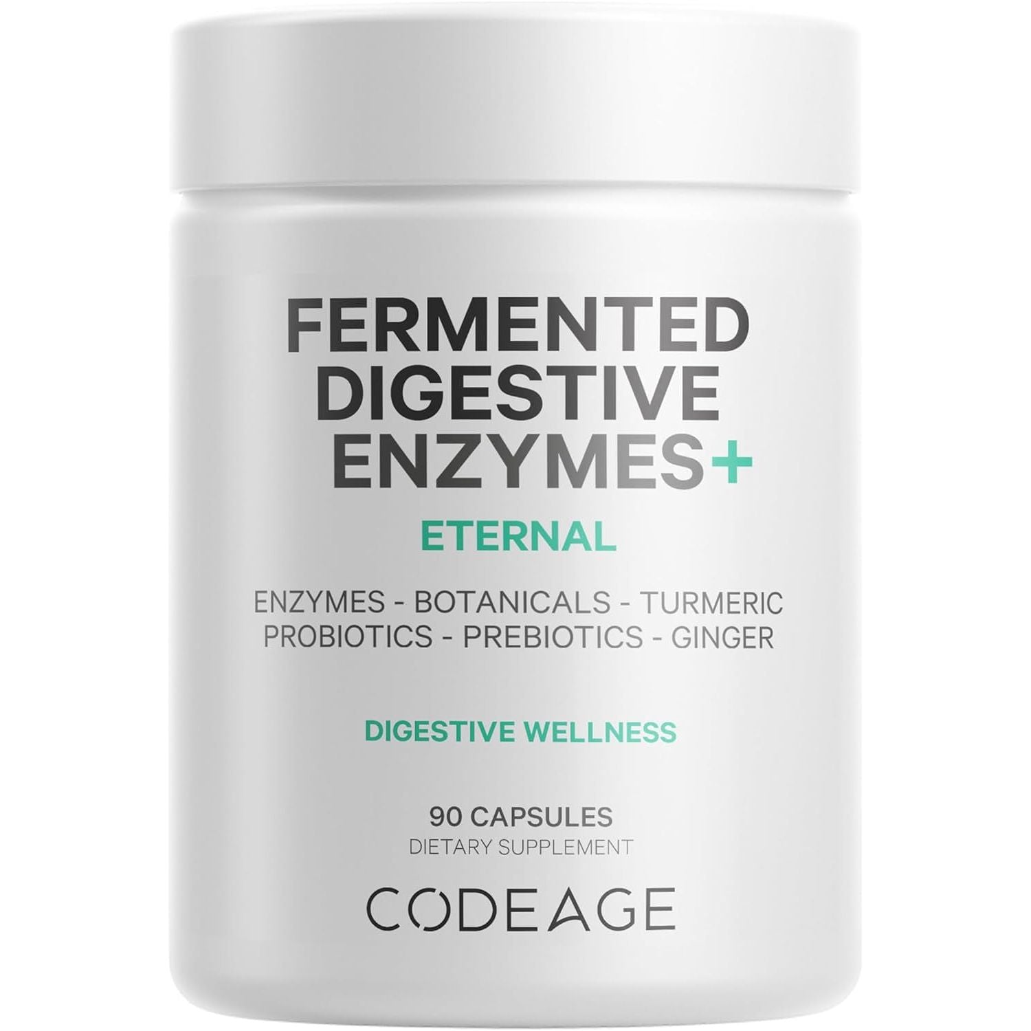 Codeage Fermented Digestive Enzymes Supplement- 90 Servings