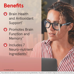 Jarrow Formulas Neuro Optimizer with 7 Neuro-Nutrient Ingredients for Brain Health and Antioxidant Support, 120 Capsules