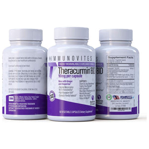 Theracurmin BID 300Mg W/Ginger & Bioperine (60Ct Bottle)