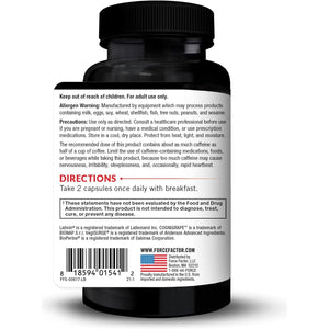 FORCE FACTOR Forebrain Advanced Brain Booster 60 Capsules