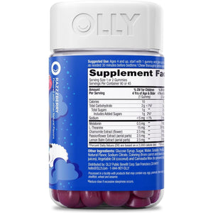 OLLY Kids Sleep Gummy & Occasional Sleep Support 90 Count