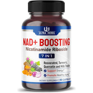 NAD+ Supplement - Support Cellular Energy, Longevity, Healthy Aging *USA Made & Tested* (90 Count)