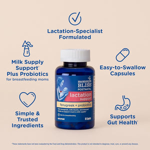 Mommy'S Bliss Postnatal Lactation Support Supplement with Probiotics (60 Servings)