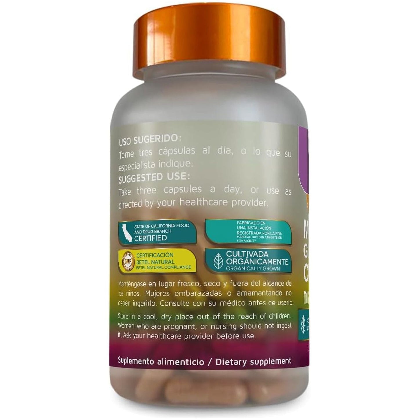 Betel Natural Premium Moringa Guanabana and Curcuma 3 Powerful Superfoods in 1-90 Capsules