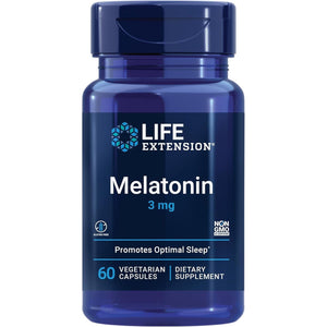 Life Extension Melatonin 3 Mg Optimal Sleep Support 60 Capsules