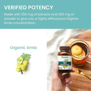 Himalaya Organic Amla Natural Antioxidant for Immune Support, 60 Caplets