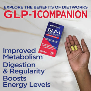 GLP-1 Companion, Semaglutide Support, Promotes Digestion and Regularity, Boosts Energy Levels, 60 Tablets