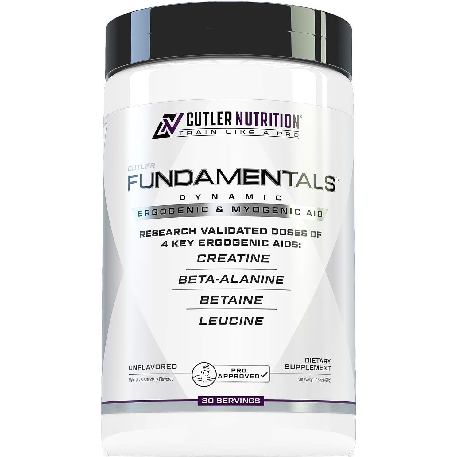 Fundamentals Intra or Post Workout Recovery Drink: 4 Key Ergogenic Aids 30 Servings