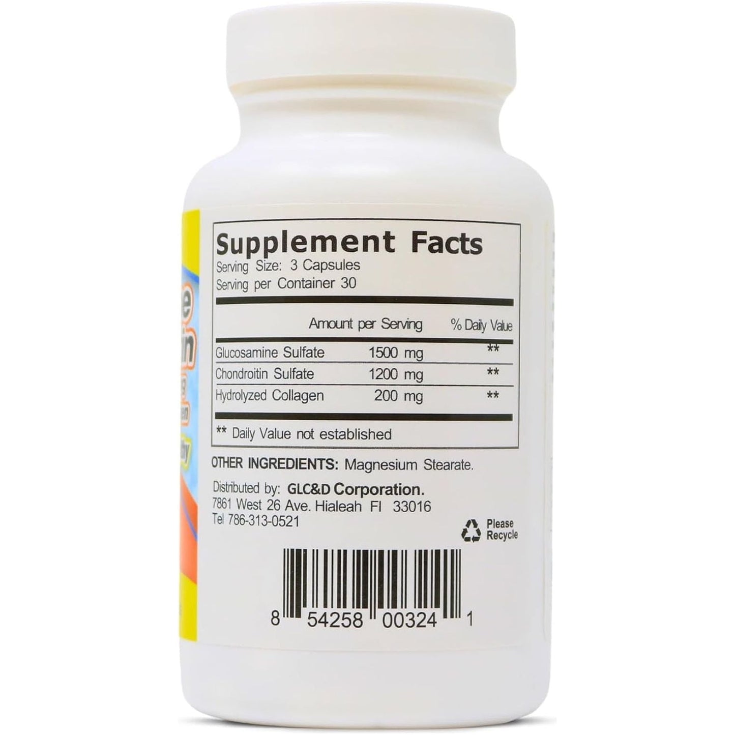 ARYMAR Glucosamine & Chondroitin with Collagen, Supports Joint Health (90 Capsules/Pack of 1)