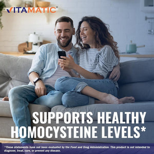 Vitamatic TMG Supplements 1000Mg - Trimethylglycine - Betaine Anhydrous - 120 Servings - Non-Gmo & Gluten Free