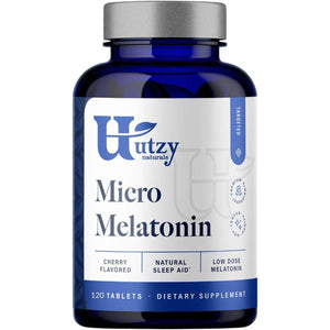 Micro Melatonin 250Mcg | with Natural Cherry | Safe for Kids | 120 Tablets