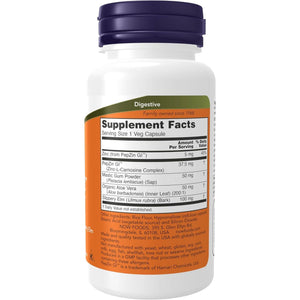 NOW Foods Supplements, Gastro Comfort, plus Mastic Gum, Aloe Vera and Slippery Elm, 60 Veg Capsules